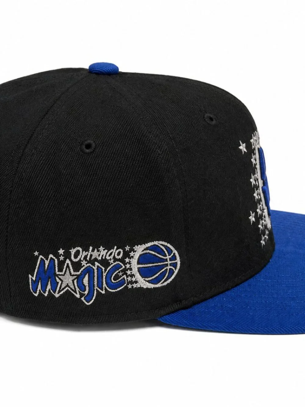 Mitchell & Ness Orlando Magic Hardwood Classics Snapback Hat Black Blue